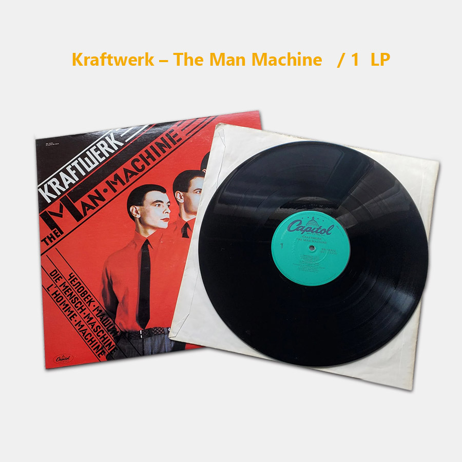 Kraftwerk‎–The Man Machine/ 1 LP فروش صفحه گرامافون کرافت‌ورک